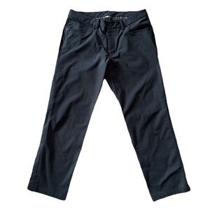 Lululemon ABC Pant Men 34x29 Black Warpstreme 5 Pocket Stretch Pants